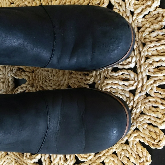 Sorel Addington Strap Block Heel Bootie Black Size 9 - Picture 7 of 10